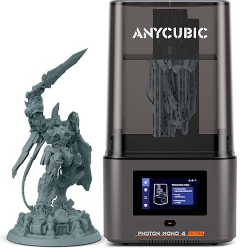 ANYCUBIC Impresora 3D Resina Photon Mono 4 Ultra con 8 Idiomas, Tamaño de Impresión 135,4 x 87 x 165 cm, Velocidad Máxima de Impresión de hasta 120 mm/h, Pantalla LCD 7´ 10K Mono con Fuente de Luz COB | Ya disponible en tu tienda friki favorita! En mundofriki.es!