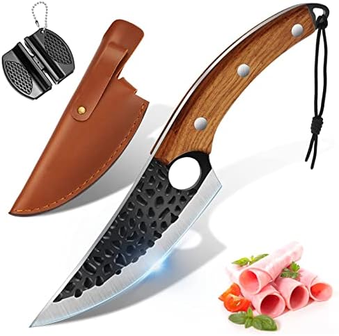 OOKUU Cuchillos Vikingos, Cuchillos de Cocina Japoneses con Afila...