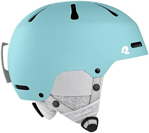 Retrospec Comstock Ski & Snowboard Helmet for Adults - Durable ABS Shell, Protective EPS Foam & 10 Cooling Vents - Adjustable Fit for Men & Women - Matte Blue Ridge, Small