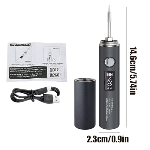 Kit de soldadura digital para solucionar averías con luz y 5 niveles de control 6
