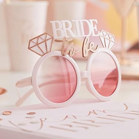 Ginger Ray Hen Party Bride To Be Wearable Funglasses Sunglasses Wedding,19cm Cover