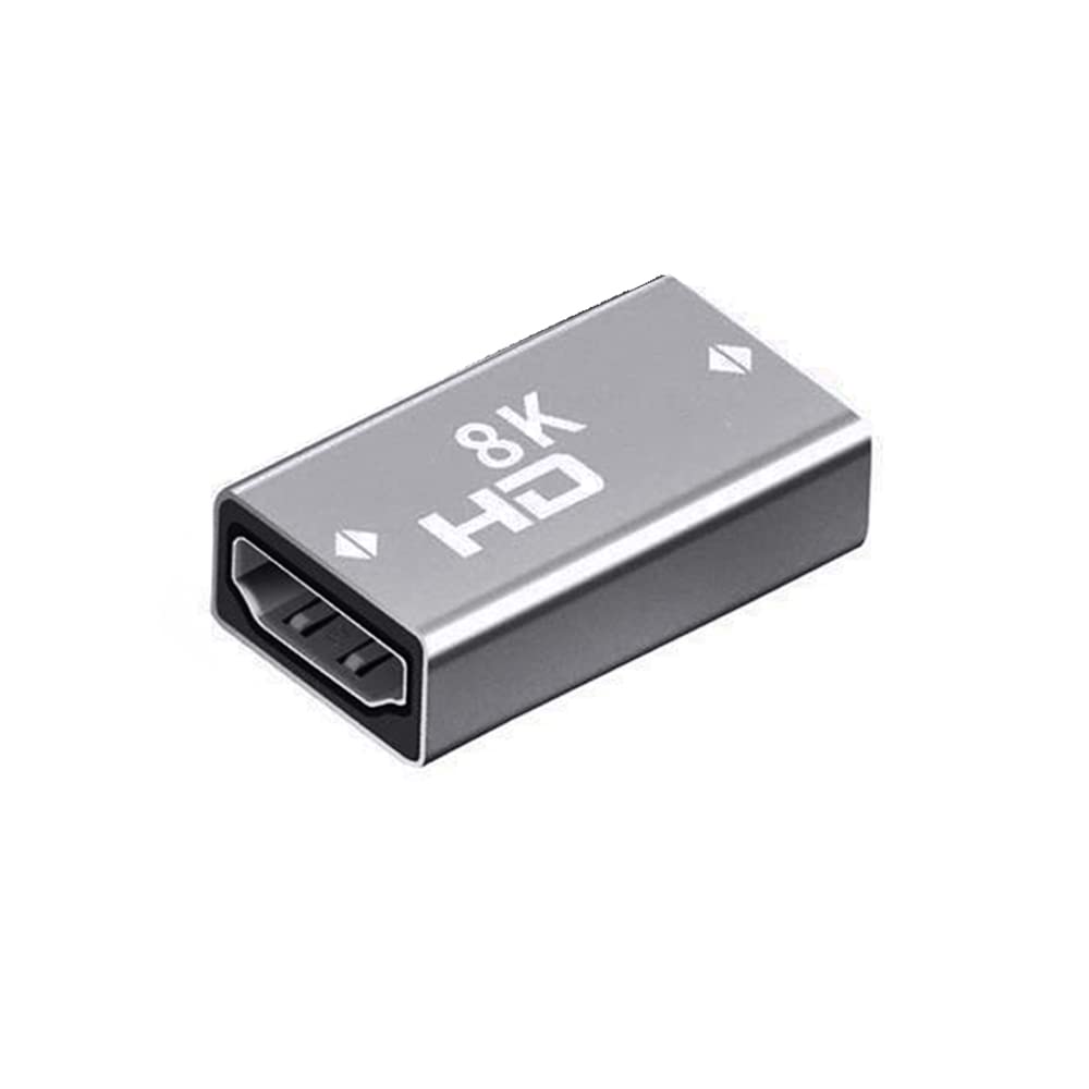 SYGA HDMI Female to Female HDMI Coupler Extension Adapter 4K HDMI Extender HDMI Coupler, Support 3D 4K 8K PC TV Projector (Grey) (B0B14TQTDV) Amazon Price History, Amazon Price Tracker