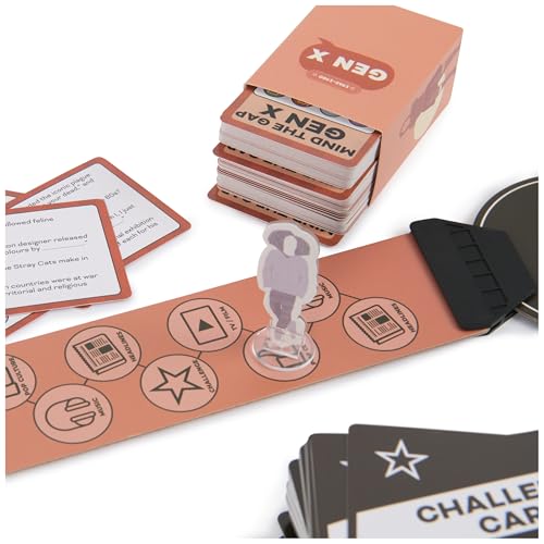 Spin Master Games - Questions De Générations - Jeu De Société pour Toutes Les Générations - Jeu Plateau pour La Famille avec 2000 Questions Et 100 Défis Amusants - Jouet Enfant 8 Ans Et +