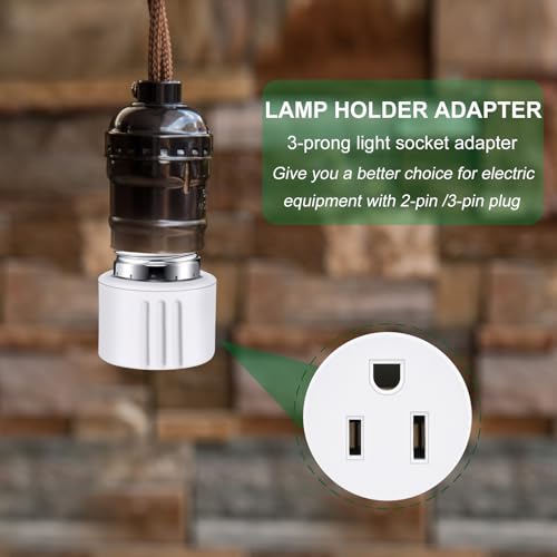 outlet light socket adapterscrew in outlet sockete26 light bulb to outlet socket converterlight bulb plug adapter for porch light socketcameragarage light 1