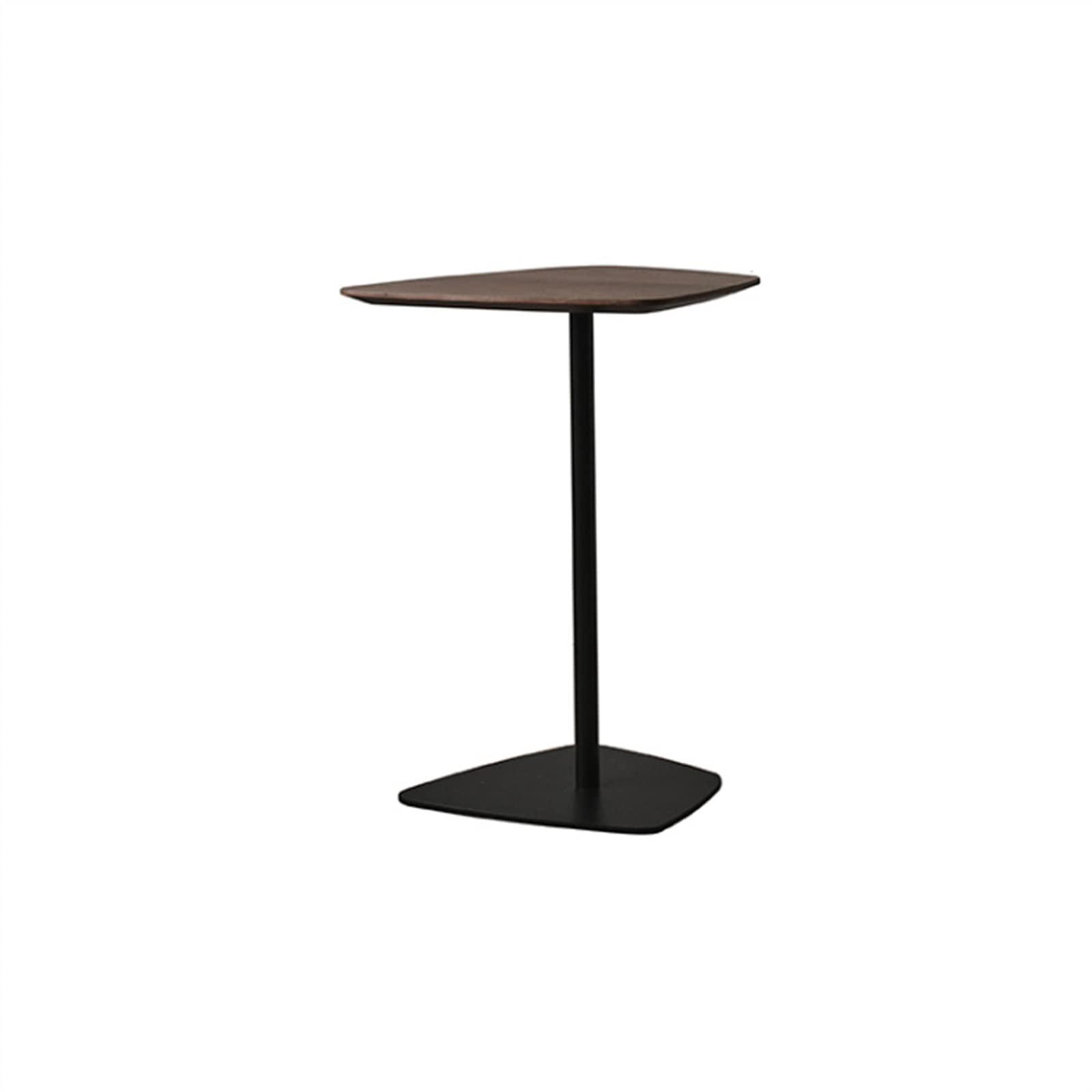 Table d'appoint en bois irrégulière, canapé table basse et chevet moderne