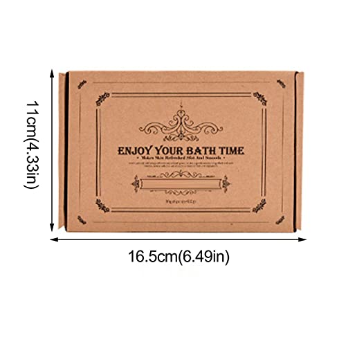 Snoiluo Conjunto de 6 bombas de banho, bombas de banho para aromaterapia, relaxamento, alívio de est