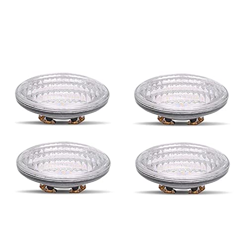 Leabon Par36 Led Landscape Bulb 12V 6W-50W Halogen Equivallent, 3000K Warm White 700Lm, Multifunctional Waterproof Lamp 4-Pack #TOP4