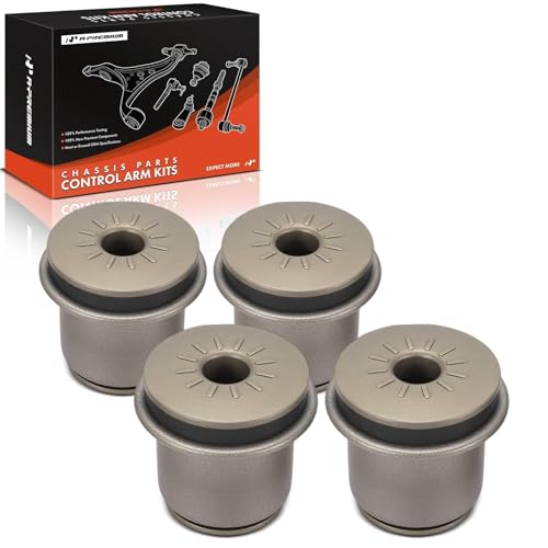 A-Premium 4 x Front Upper Control Arm Bushing Kit Compatible with Chevrolet Silverado 1500 Tahoe Suburban Express 2500 Avalanche & GMC Sierra 1500 Yukon Savana 3500 & Cadillac Escalade
