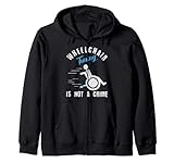 Rollstuhl Tuning Is Not A Crime Funny Handicap Humor Men Kapuzenjacke