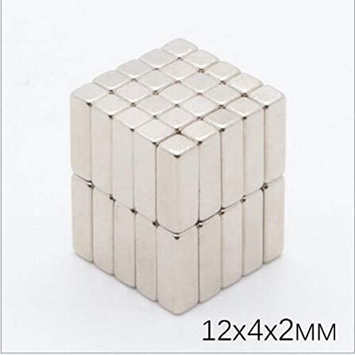 Miniatura 4 de RUTILISM - Imán cuadrado para nevera (50 unidades, 0.472 x 0.157 x 0.079in, para trabajo u oficina, fines científicos, artes y manualidades o aulas