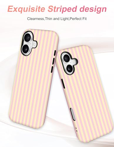 Coque iPhone 17 compatible MagSafe antichoc en TPU et PC rigide à rayures - 3