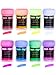 Produktbild neon nights Fluoreszierende Schwarzlicht Farben für Kunst und Wohnraum | Leuchtfarben mit Glow-Effekt unter UV-Licht | 8 x 20ml Neon-Farben