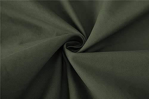 Hjwwin Men's Cotton Military Jacket Cargo Bomber Jacket With Multi-Pockets Working Coat #TOP5