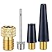 Shappy 4 Pieces Ball Pump Needle Set Needle Inflator Kit Needle Nozzle Adapter