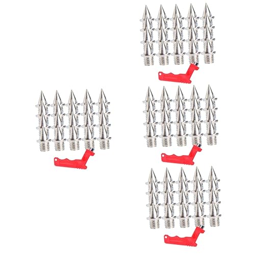 Toddmomy 4sets Track Spikes for Running Shoes - Nail Puller for Jump and Outdoor Sports Activities