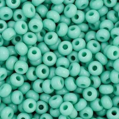 Czech Glass Seed Beads 11/0, Opaque Turquoise 23g Vial, of DIY Jewelry Making Beads Preciosa (Jablonex)
