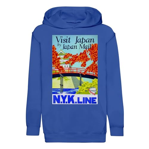 Sweat premium à capuche enfant motif château du Japon finitions soignées haute qualité