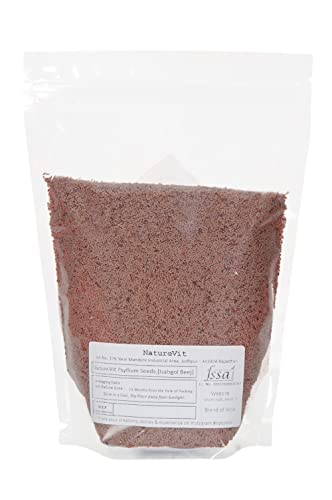NatureVit Psyllium Seeds, 1 Kg [Isabgol Beej] | Whole Natural Seeds for Digestion & Gut Health | Rich in Fiber | Ideal for Ayurvedic Use, Keto & Weight Management
