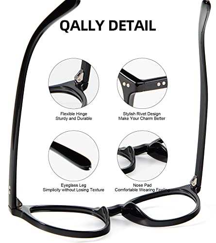 Image of Womens Round Blue Light Blocking Glasses Anti Eye Strain Glasses Clear Lens Computer Eyeglasses with Filter UV Light