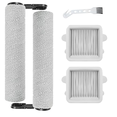 Hepa�t�B���^�[�����p���[���[�u���V�A�N�Z�T���[ Roborock F25 F25 Ace F25 Alt �E�F�b�g�h���C�|���@�A�u���V���[���[2�{�AHEPA�t�B���^�[2�ɑΉ��B