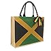 RGYLION Woven Large Beach Bag for woman Straw Bag Beach Tote Handmade Weaving Shoulder Bag Handbag Jamaican Africa Reggea(Jamaican)