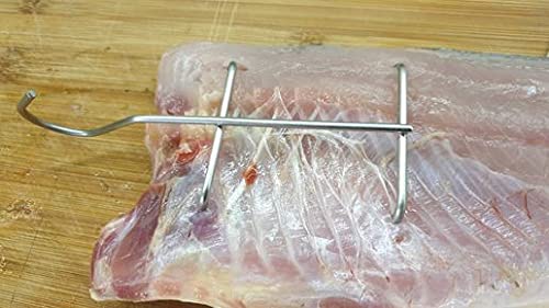 20 Ganci Per Carne In Acciaio Inox | A Forma Di S Per Affumicatura - Foto 2