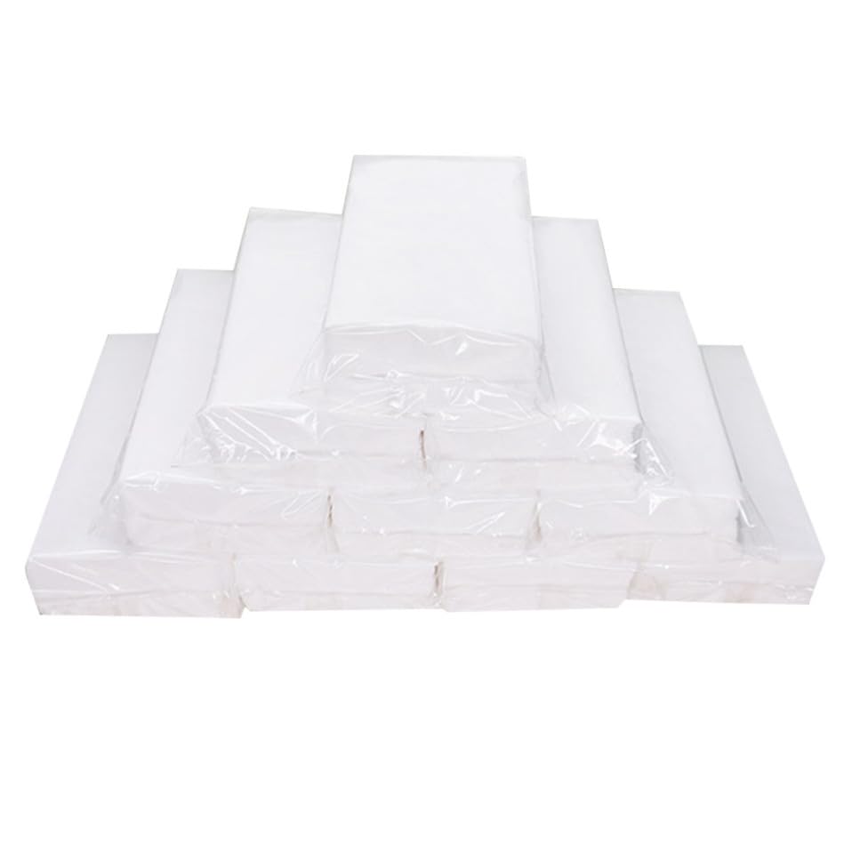Servilletas de Papel Blanco de pulpa de madera en paquete de 10 unidades para cocina