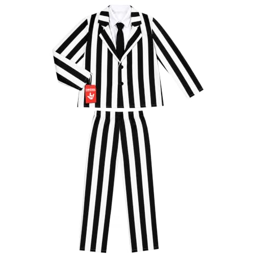 Morph Beetle Striped Suit Boys S Black