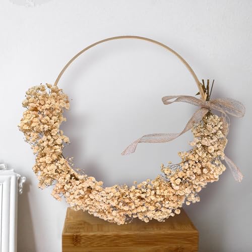 Image of Cortina Artificial Flowers for Decoration | Aesthetic Room Decor, Home Decor, Living Room Decor & Bedroom Decor | Artificial Flower Wall Decor | Great for Gifting - Beige - 35x2x35 CM