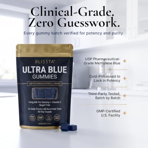 Blissta Ultra Blue Methylene Blue Gummies