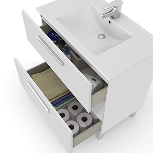 Pack-Muebles-bano-Blanco-Brillo-con-Armario-Auxiliar-lavamanos-ceramico-y-Espejo-a-Juego