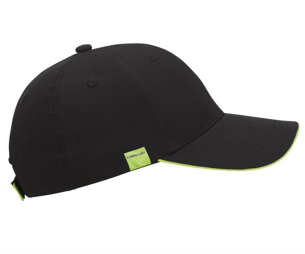 Kawasaki Sports Cap Base Cap czapka czarna zielona