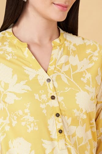 Image of Rangmanch by Pantaloons Women's Cotton Printed Regular Kurtas