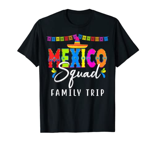 México Family Vacation Matching Outfit Camiseta