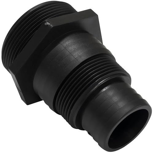 AERZETIX - C73284 - Raccord Universel mâle fileté pour Pompe de Jardin 1 1/2 x 2 pour Tuyau d'arrosage de 38 à 51 mm - en Plastique