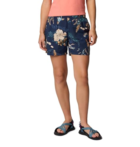 Columbia Womens Sandy River Printed Short III Collegiate Navy Outbacked Medium 5
