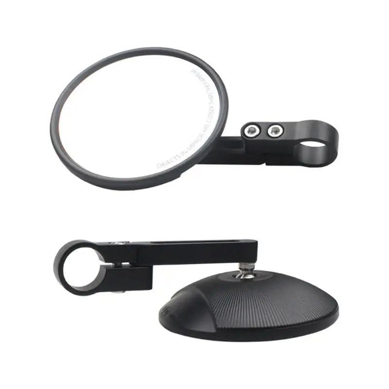 Retrovisor manillar scooter Espejo De Bicicleta Ajustable Con Rotación 360 ​​grados, Resistente Al Impacto, Vista Panorámica Plástico Optimizada Para Ciclismo En Terrenos Difíciles