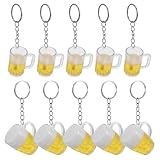 Facile à trouver : démarquez-vous avec ce porte-clés en forme de mini-tasse qui vous permet de repérer rapidement vos clés ou votre sac grâce à son pendentif porte-clés voiture original et son design mignon. porte-clés bière pour homme, porte-clés mug