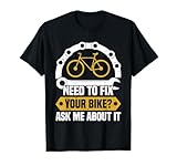 Fahrradservice Reparaturwerkstatt Wartung Fahrradmechaniker T-Shirt