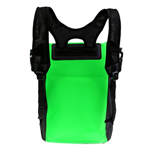 Fancyes 25l Impermeável Seco Caiaque Canoa Barco Surf, Verde