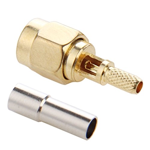 Adaptateur SMA mâle droit : transmission stable sans perte pour routeur 4G