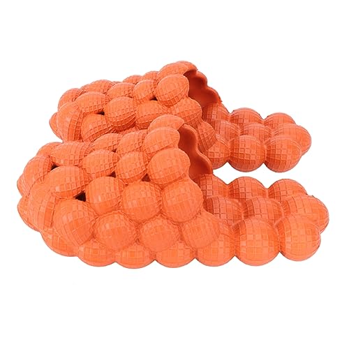 BESPORTBLE Soft Bubble Massage Slippers Men Woman Boy Sandals Black Beach Memory Foam Guest Shoes Household