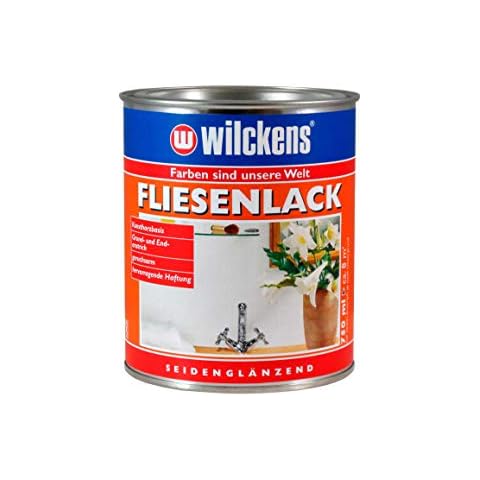 Wilckens Tile Paint Satin White 750 ml Paint Renovation Paint Cover