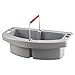 Rubbermaid Commercial Maid Cleaning Caddy, Gray, FG264900GRAY