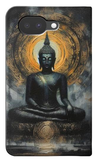 Housse Google Pixel 10a Black Buddha étui flip anti-choc écran protégé - 2