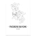 JUNIWORDS Stadtposter - Wähle Deine Stadt - Friedberg (Bayern) - 30 x 40 cm Poster - Schrift B - Weiß