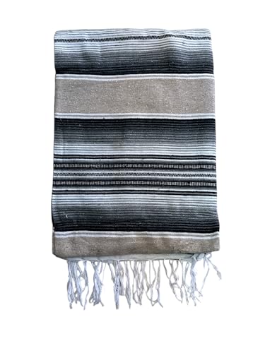 BLACK MOTORCYCLE BELT WITH BLANKET, BLANKET HOLDER, BIKER, MEXICAN,HAND MADE, REAL LEATHER, INCLUDES SARAPE, MOTORCYCLE, BIKE, BIKER, BEIGE MIX BLANKET3