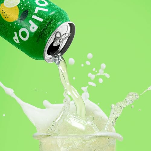 Image of OLIPOP Prebiotic Soda Pop,Lemon Lime,Pantry Pack Packed with Prebiotics,Fiber,and Botanicals,Gluten Free,Vegan,GMO Free,12oz,(Pack of 24)