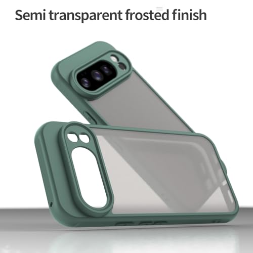 Coque Google Pixel 10 Pro translucide mate verte en polycarbonate - 5