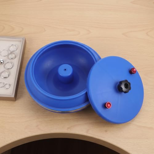 Cubeta de pulido para joyería con curvas interiores para banco vibratorio 8
